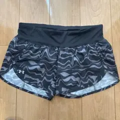 UNDER ARMOUR XL ランニングショーツ 黒/グレー