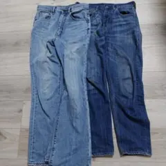 デニム　ジーンズ　ブルー　М