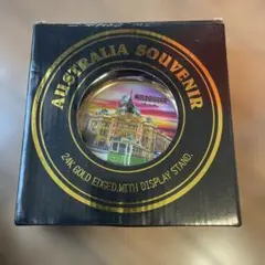 Australia Souvenir 24K Gold Edged Plate