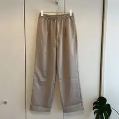 【美品】2PINK ベージュ イージーパンツ　ウエストゴム　L