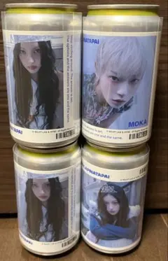 ILLIT ラベル缶 ラベル３種　４枚セット