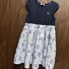 anyFAM 花柄半袖ワンピース　120