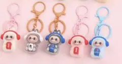 ラブブlabubu ぬいぐるみキーホルダー マスコット5種類セット