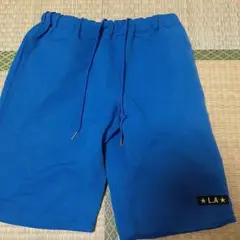 青色 　ショートパンツ