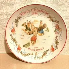 ピーターラビット　1994年クリスマスプレート ピーターラビット 1994年クリスマスプレート - メルカリ
