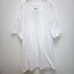 Hanes Tシャツ 丸首 半袖 無地 L 白 綿 普段着
