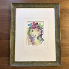 【ハインツ・ヴェルナー作】水彩画　マイセン美術館購入　アラビアンナイト ハインツ・ヴェルナー作】水彩画 マイセン美術館購入 アラビアンナイト