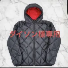 mont-bell ダウンジャケット グレー/レッド