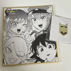 魔入間ました！入間くん展 位階の章 入場特典 アレフ　色紙　原画展　バッチ