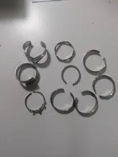 シルバーリング 9個セット