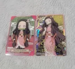 鬼滅の刃 ステンドグラスカード2 自販機ver. レアカード 箔押し 竈門禰豆子