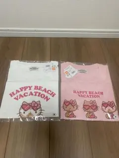 日焼けキティ×ショートTシャツ×Mサイズ2セットのサムネイル
