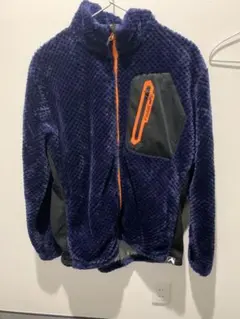 ワークマンフリースジャケット ネイビー オレンジアクセント　⭐︎キムタク着用⭐︎