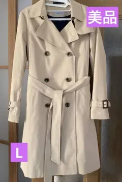 美品❣️就活にも❗️LES MUES ベージュ トレンチコート　お値下げ交渉あり！