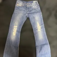 DIESEL ZATHAN フレアデニム y2k grunge 00s
