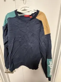 Supreme クルーネック スウェット ネイビー Sのサムネイル