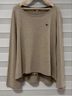 BURBERRY BLUELABEL カシミヤ混 薄手　長袖ニット