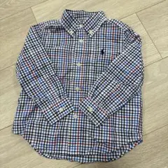 Ralph Lauren チェック柄 長袖シャツ 18M