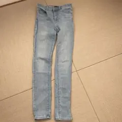 UNIQLO スキニーデニム 25 ライトブルー