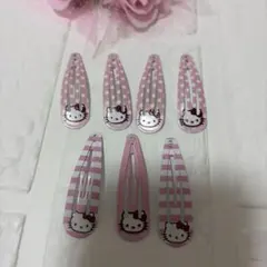 HELLO KITTY ハイビスカス ヘアピン 2個セット - メルカリ