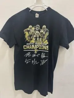古着 2018 NFC南地区チャンピオン Tシャツ サイン入り