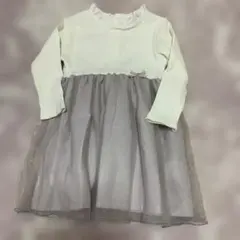 petit main フリル襟 ワンピース90cm