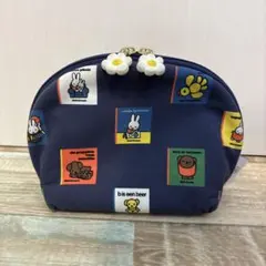 ジェラートピケ ミッフィー 絵本柄ポーチ ポーチ ネイビー　ジェラピケのサムネイル
