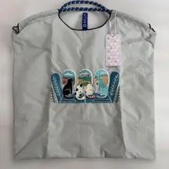 【新品未使用】刺繍トートバッグ　エコバッグ／猫