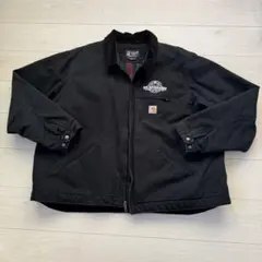 Carhartt デトロイトジャケット ブラック 企業刺繍 3XL ジャケット