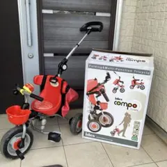 アイデス折りたたみコンポ compo レッド 説明書付き　アンパンマンのベル付きのサムネイル