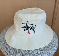 stussy バケットハット cマーク アイボリー 日本正規品