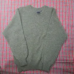 Brooks Brothers シェトランドウール ニットセーター オリーブ