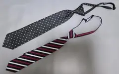 ア*ラ様 子供用ネクタイ　COMME CA ISM 　首元から34cm・37cm