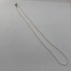 ホワイト淡水パールネックレス