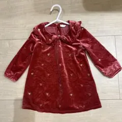 H&M クリスマス　ベルベット　ワンピース