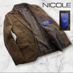 定価1.7万+税 新品 NICOLE SELECTION 2B コーデュロイJK
