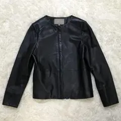 A DAY IN THE LIFE ユナイテッドアローズ ラムレザー ノーカラー