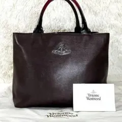 【美品/カード付】ヴィヴィアンウエストウッド アドヴァン ハンドバッグ オーブ