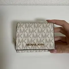 MICHAEL KORS 三つ折り財布 ベージュ系