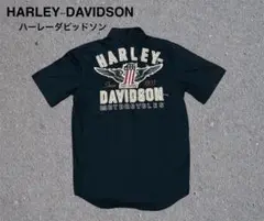 Harley-Davidson ハーレー 刺繍ロゴ バックプリント 半袖シャツ