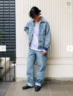 UNIQLO ワイドフィットジーンズ