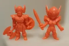 ドラクエⅢ消しゴム　朱色美品 稀少(戦士セット)