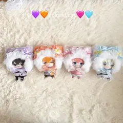 【オレンジ】にじぱぺっと ぬい服 10cm 帽子 着ぐるみ ボンネット 被り物