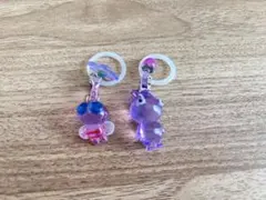 ピクミンめじるしアクセサリー2個セット 紫ピクミン、羽ピクミン