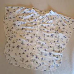 GLOBAL WORK さらさらリラックスプリントブラウス Ssize