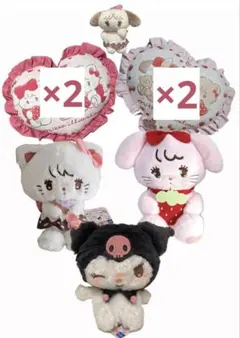 mikko×Sanrio ドーナツデザインBIGぬいぐるみ ムース