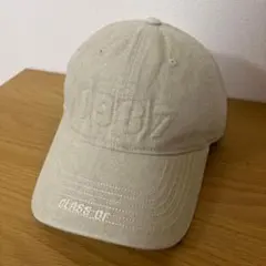 【新品】デニム風キャップ ロゴ刺繍 ヴィンテージ加工 男女兼用帽子