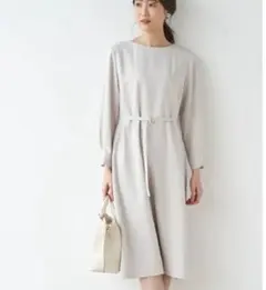 ロペピクニック　ベルト付きワンピース　フォーマルにも