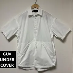 GU×UNDERCOVER ジップポケットシャツ（5分袖）アンダーカバー　白　Sのサムネイル