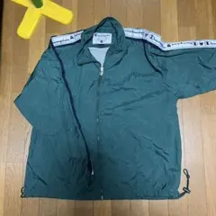 グリーン ナイロンジャケット